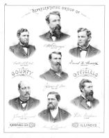 James N. Orr, Daniel H. Paddock, Henry C. Paddock, Walter W. Todd, William F. Kenaga, Frank Leonard, Peter Brosseau